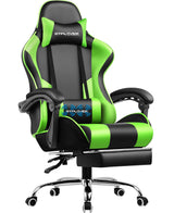 GTPLAYER Gaming Chair — Massage, Footrest, Lumbar Support