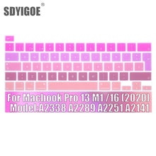 For macbook Pro13 M1 2020 New pro16 keyboard cover soft With ñ Spanish protector Keyboard protective film A2338 A2289 A2251A2141