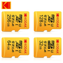 Original Kodak U3 A1 V30 MicroSD 128GB 32GB 64GB 256GB Class 10 Cards 32 64 128 256 GB Video Phone Memory Card