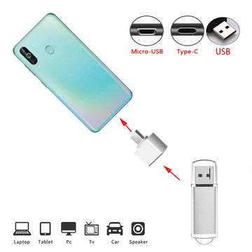 CW10029 USB Flash Drive High Speed USB 2.0 Pendrive Zinc Alloy Metal Jump Thumb Drive with Clear Cap for Computer Car Speaker TV