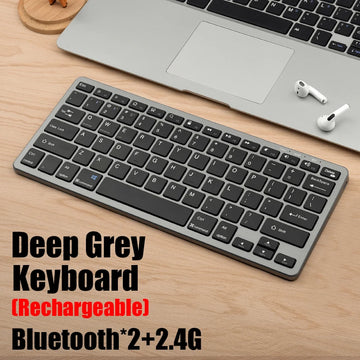 Wireless Keyboard Bluetooth 5.0&2.4G Mini Multimedia teclado bluetooth For Laptop PC TV iPad Macbook Android iPad keyboard