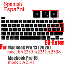 For macbook Pro13 M1 2020 New pro16 keyboard cover soft With ñ Spanish protector Keyboard protective film A2338 A2289 A2251A2141