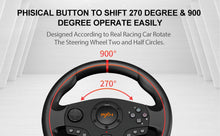 PXN-Volant de jeu V900, volant de course PC, pédales pour PC Windows, PS3, PS4, Switch, Xbox One, Xbox Series X, S, 270 °, 900 °