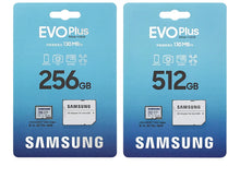 Samsung Pro Plus Memory Card 512GB 256GB 128GB U3 V30 A2 High Speed UHS-I Class 10 TF Card 64GB U1 A1 V10 EVO PLUS Micro SD Card