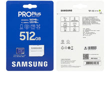 Samsung Pro Plus Memory Card 512GB 256GB 128GB U3 V30 A2 High Speed UHS-I Class 10 TF Card 64GB U1 A1 V10 EVO PLUS Micro SD Card