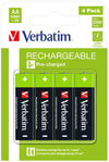 Verbatim RECHARGEABLE BATTERY AA 4
