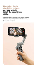 Handheld Gimbal Stabilizer 3-Axis Smart X Pro Professional for Smartphone Wireless Charging OLED Display LED Light Focus Wheel