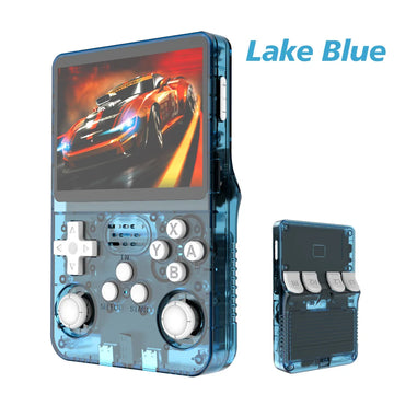 R36S Retro Handheld Video Game Console Linux System 3.5 Inch IPS Screen R35s Pro Portable Pocket Video Player 64GB Games