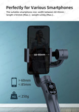 F10 3-Axis Handheld Gimbal Smartphone Stabilizer Cellphone Selfie Stick for Android iPhone Phone Vlog Anti Shake Video Recording