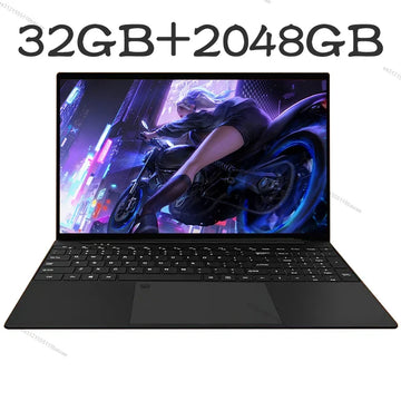 New 15.6" Inch Laptop, Windows 11 Pro N5095 1920x1080 32GB+2048 GB Fingerprint Unlock,Backlit Keyboard,Portable Office Notebook