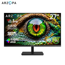 New ARZOPA 27inch 180Hz 2K FastIPS QHD PC Monitor 1ms FreeSync Gaming monitor,M1RC