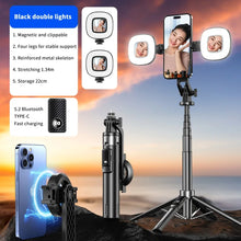 P135MAX Magnetic Selfie Stick Tripod with Wireless Remote Extendable Cell Phone Tripod Stand Compatible with MagSafe IPhone