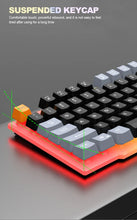 Clavier et clavier simples souris RAIKU T26 clavier lumineux à trois tons souris filaire mécanique tactile souris de jeu ensemble de clavier