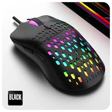 RAIKU G701 Wired 6 Keys Mouse Colorful Lighting Gaming and Office For Microsoft Windows and Apple IOS System