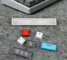 61 Key Set PBT Keycaps Ansi 60% Computer Gamer Mechanical Keyboard Cap Backlight OEM Miami DOLCH GK61 SK61 Anne pro 2 RK61 K617