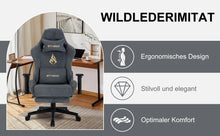 Symino Gaming Chair, Ergonomic Gamer Chair with Footrest, Breathable PC Chair with Adjustable Lumbar Cushion, Headrest Cushion