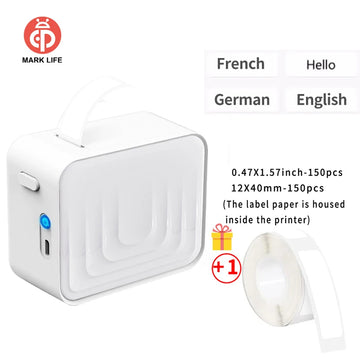 Marklife P15 Thermal Label Printer Similar as D11 D110 D101 Labeling Machine Wireless Bluetooth Label Maker With Label Sticker