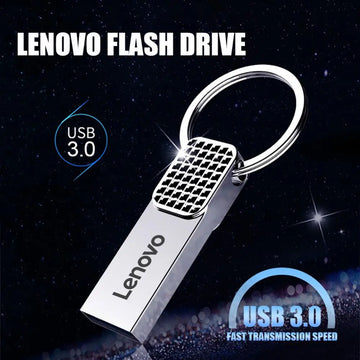 Lenovo 128GB Original Metal USB Pendrive 2TB Large Capacity Portable Flash Drive USB 3.0 High-Speed File Transfer Waterproof