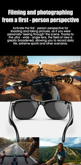 Xiaomi 4K HD AI lunettes intelligentes 800w Pixel caméra multifonctionnelle Bluetooth appel Assistant vocal lecteur de musique traduction intelligente ﻿