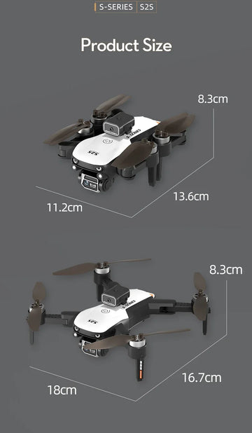 MIJIA S2S Mini Drone 4k 8K HD Camera Obstacle Avoidance Aerial Photography Brushless Motor Foldable Rc Quadcopter Kid Toys