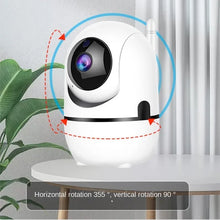 Home Monitoring WIFI Camera 360° Night Vision Auto Tracking Indoor Security Surveillance Baby Remote Voice Conversation