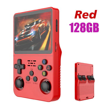 R36S Retro Handheld Video Game Console Linux System 3.5 Inch IPS Screen R35s Pro Portable Pocket Video Player 64GB Games