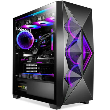 Antec DF800 FLUX PC Case Glass Side Case ATX Mid Tower Support 360 Water Cooled Side Computer Case With 5 Pcs Fans 컴퓨터 케이스 PCケース