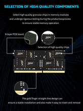 RZX DDR4 Memoria RAM Laptop 16GB 8GB 32GB 1.2V 260pin 3200MHz 2666MHz 2400MHz PC4 Notebook Sodimm Memory