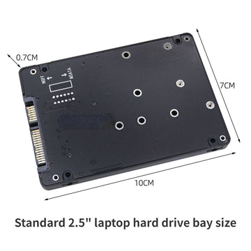 MSATA Solid State SSD Hard Drive NGFF To SATA3 External Hard Drive Enclosure M.2 Sata Protocol To Adapter Dual Purpose