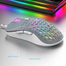 RAIKU G701 Wired 6 Keys Mouse Colorful Lighting Gaming and Office For Microsoft Windows and Apple IOS System