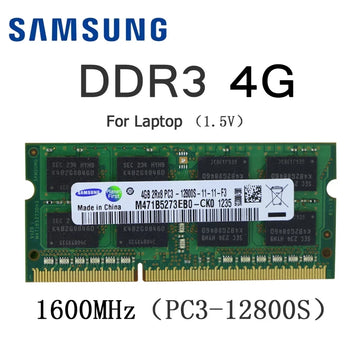 Samsung Laptop Ram DDR2 2GB 4GB 800MHz 667MHz DDR3 DDR3L 2GB 4GB 8GB 1066 1333 1600 1866MHz SODIMM 204pin Memory For Notebook