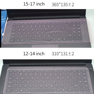 Notebook Soft Silicone Waterproof Dustproof 15-17 inch Keyboard Film Laptop Cover Keyboard Cover Protector Keyboard Skin