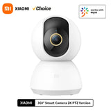 Xiaomi 360 ° Caméra de sécurité domestique intelligente Mi PTZ 2K Webcam 1296P 3 mégapixels AI détection humaine Vision nocturne Webcam Version chinoise