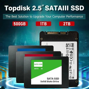 2TB SSD SATAIII 2.5"Ssd Hard Disk Drive 1TB 500GB High Speed Transfer Internal Solid State Drive For PC/Laptop mac