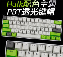 61 Key Set PBT Keycaps Ansi 60% Computer Gamer Mechanical Keyboard Cap Backlight OEM Miami DOLCH GK61 SK61 Anne pro 2 RK61 K617