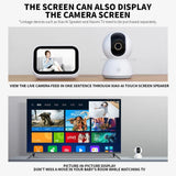 Xiaomi 360 ° Caméra de sécurité domestique intelligente Mi PTZ 2K Webcam 1296P 3 mégapixels AI détection humaine Vision nocturne Webcam Version chinoise