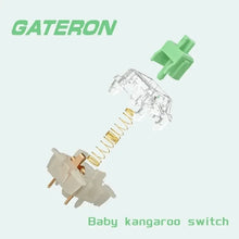 Gateron Baby Kangaroo 2.0 Switch HP Advanced Tactile Switches 5 Pins 59 gf RGB Hot Swappable Mechanical Keyboard Gaming Switch