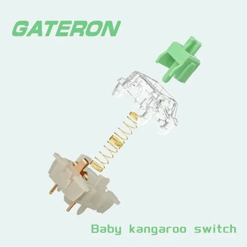 Gateron Baby Kangaroo 2.0 Switch HP Advanced Tactile Switches 5 Pins 59 gf RGB Hot Swappable Mechanical Keyboard Gaming Switch