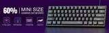 MageGee Mini 60% Compact Gaming Keyboard — RGB, 61 Keys