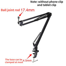 Metal Desktop Stand Long Arm Tablet Stand Bed Desktop Lazy Bracket Support  Smartphone Holder Microphone Boom