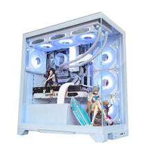 WJCOOLMAN Prism PRO ATX Computer Case Seaview Room PC Case Desktop Glass Transparent Type-C Support 240/280/360 Water Cool 케이스