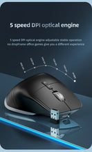 Multi-Device Wireless Mouse Bluetooth 5.0 & 3.0 Mouse 2.4G Wireless Portable Optical Mouse Ergonomic Right Hand Computer Mice