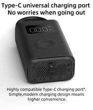 Xiaomi Mijia Air Pump 2 pour vélos et balles, préinitialisation numérique de la pression des pneus + arrêt automatique de charge, charge rapide de type C