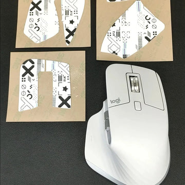 Half Stickers Full Set DIY Mouse Skin Mouse Skates Side Stickers Anti-slip Tap for Logistic MX Master 3 3S Game Mouse Skate