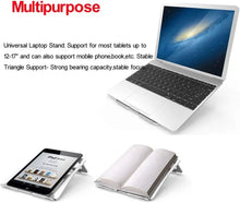 Laptop Tablet Stand Universal Adjustable Aluminium Alloy Foldable Stand Desktop Holder For Macbook 10''-15.6'' Laptop Notbebook