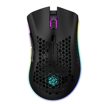 BM600 Rechargeable Gaming Mouse USB 2.4G Wireless RGB Light Ergonomics Gaming Mouse Desktop PC Computers Notebook Laptop Mouses