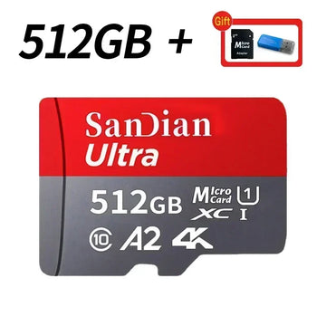 Original SD Card 2TB High Speed Memory Card 512GB 1TB Large Capacity Storage Device Sd Memory Card for Phones/Computers/Cameras