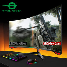 TITAN AMRY 23.6 inch 180Hz 1ms 1500R curved screen gaming esports full HD 1080P compatible 144Hz computer monitor 24A3G