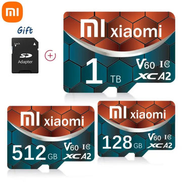 Mijia Xiaomi 2TB SD Memory Card 1TB 512GB High Speed U3 Class 10 TF Card 4K Ultra-HD Video Card SD Flash Memory Cards 128GB 64GB