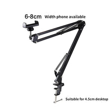 Metal Desktop Stand Long Arm Tablet Stand Bed Desktop Lazy Bracket Support  Smartphone Holder Microphone Boom